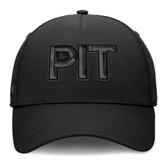 Pittsburgh Penguins Fanatics Authentic Pro Road Team Code Flex Hat Black