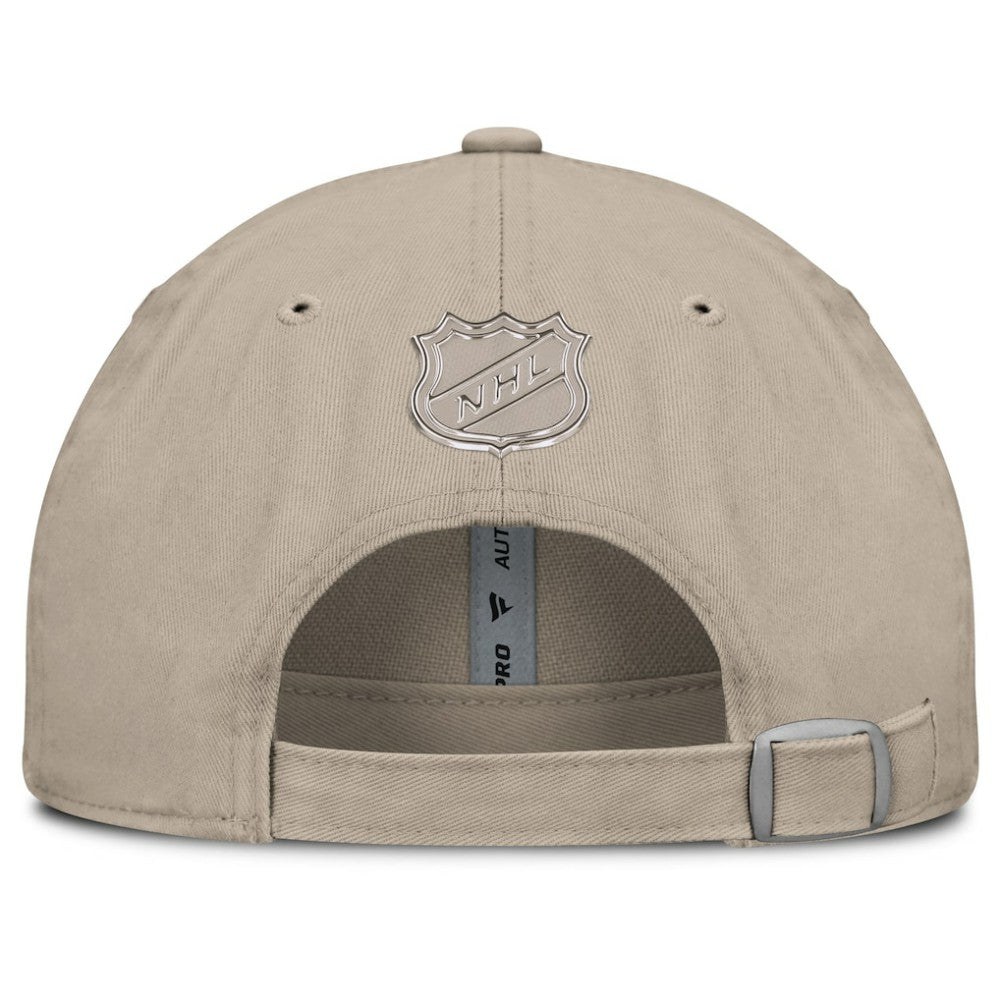 Toronto Maple Leafs Fanatics Authentic Pro Road Adjustable Hat Tan