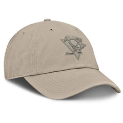 Pittsburgh Penguins Fanatics Authentic Pro Road Adjustable Hat Tan