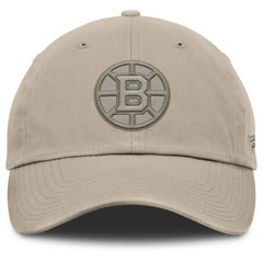 Boston Bruins Fanatics Authentic Pro Road Adjustable Hat Tan