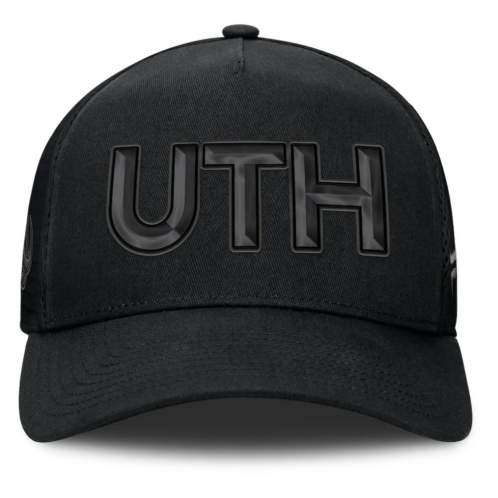 Utah Mammoth Fanatics Authentic Pro Road Team Code Trucker Adjustable Hat Black