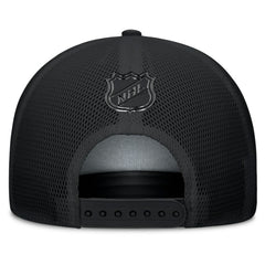 Utah Mammoth Fanatics Authentic Pro Road Team Code Trucker Adjustable Hat Black