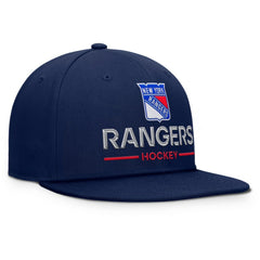 New York Rangers Fanatics Authentic Pro Rink Lockup Snapback Hat Navy