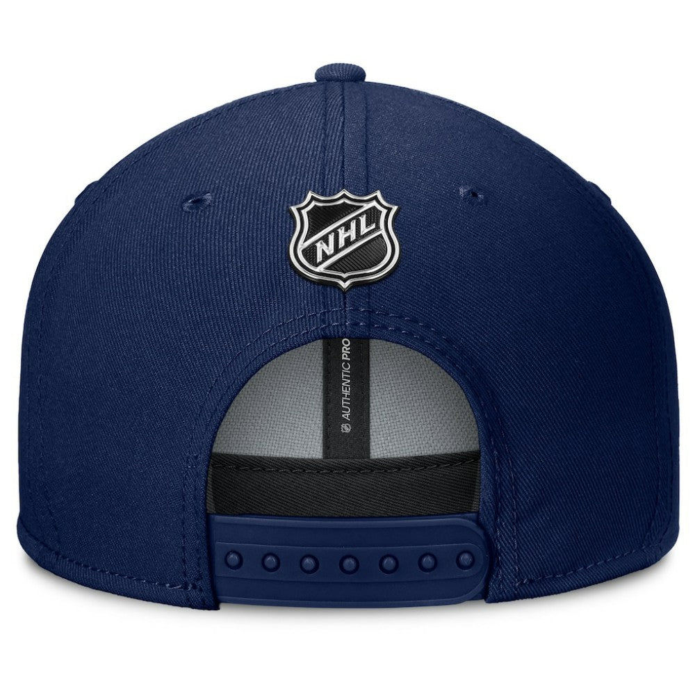 New York Rangers Fanatics Authentic Pro Rink Lockup Snapback Hat Navy