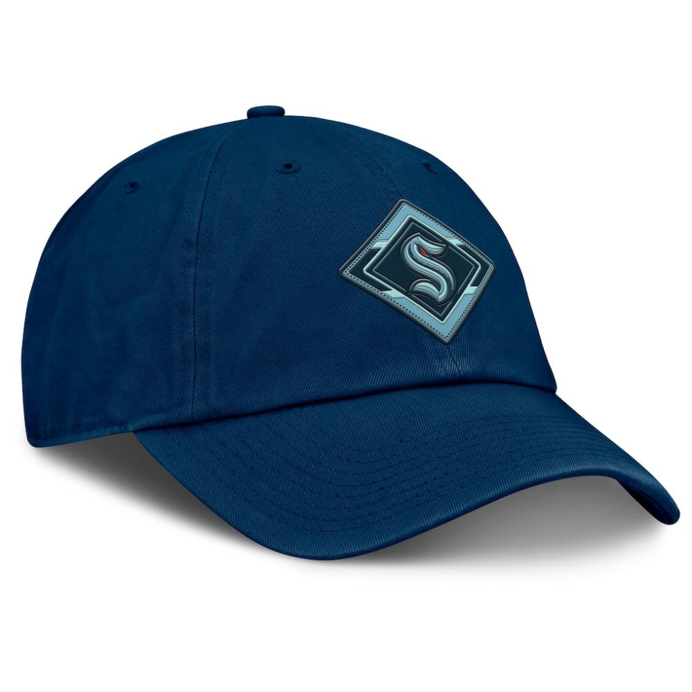 Seattle Kraken Fanatics Women's Authentic Pro Rink Adjustable Hat Deep Sea Blue