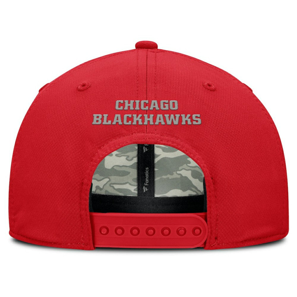 Chicago Blackhawks Fanatics Homage Adjustable Hat Red