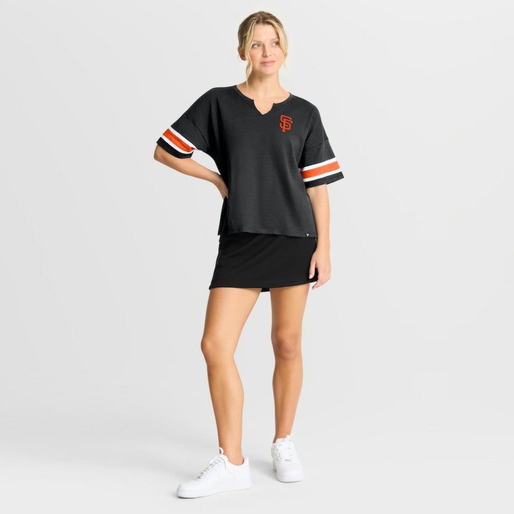 San Francisco Giants Women's Curl Route T-Shirt Black