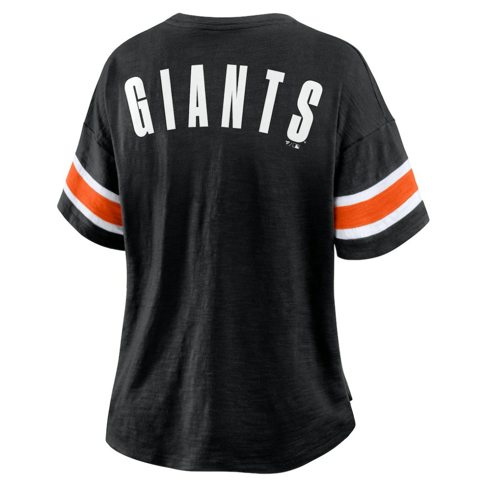 San Francisco Giants Women's Curl Route T-Shirt Black