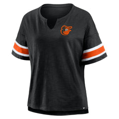 Baltimore Orioles Women's Curl Route T-Shirt Black