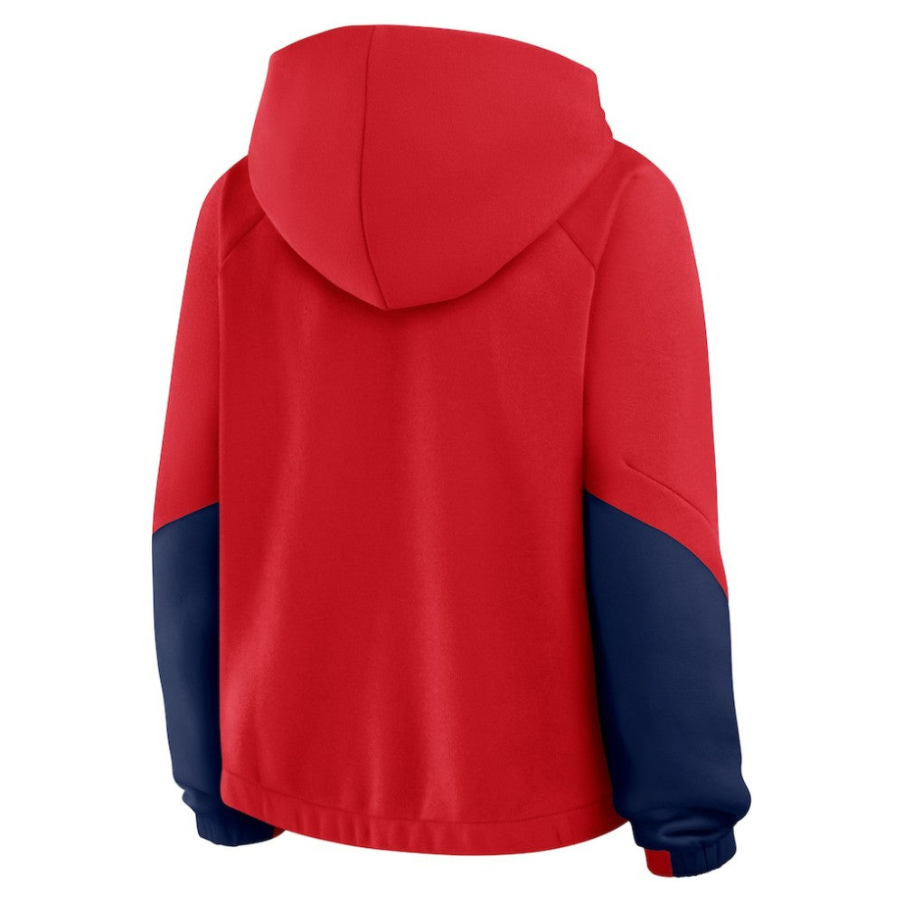St. Louis Cardinals Women's Oversized Time to Win Pullover Hoodie Red