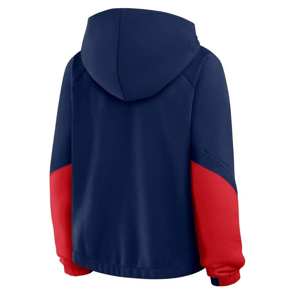 Cleveland Guardians Women's Oversized Time to Win Pullover Hoodie Navy