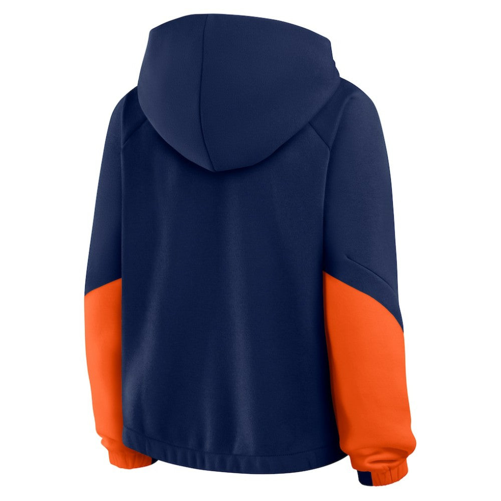 Houston Astros Women's Oversized Time to Win Pullover Hoodie Navy