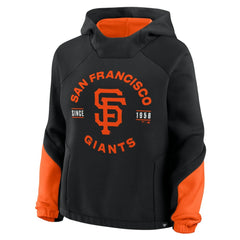 San Francisco Giants Women's Oversized Time to Win Pullover Hoodie Black