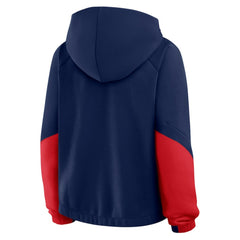 Boston Red Sox Women's Oversized Time to Win Pullover Hoodie Navy