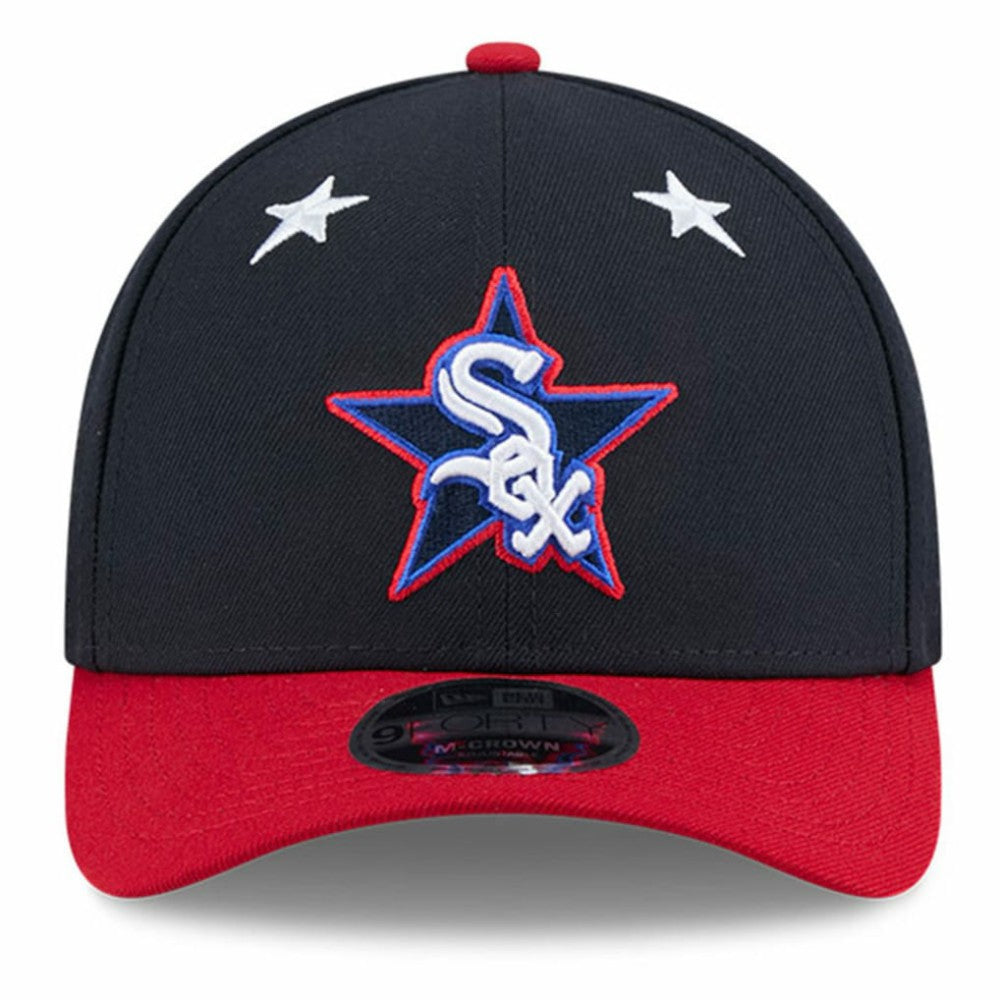 Chicago White Sox 2025 MLB All-Star Game Workout 9FORTY M-Crown Adjustable Hat Navy/Red | New Era