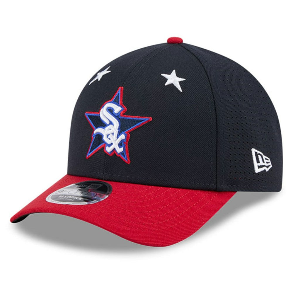 Chicago White Sox 2025 MLB All-Star Game Workout 9FORTY M-Crown Adjustable Hat Navy/Red | New Era