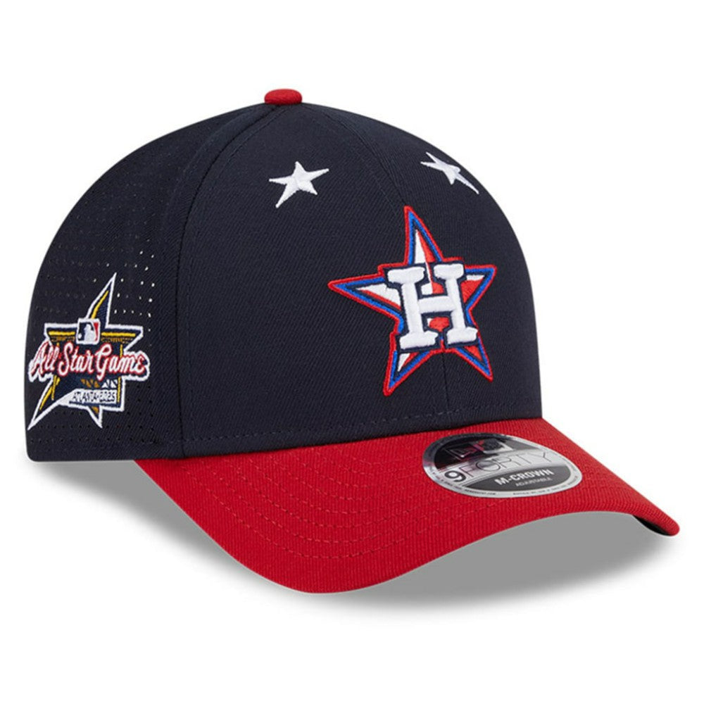 Houston Astros 2025 MLB All-Star Game Workout 9FORTY M-Crown Adjustable Hat Navy/Red | New Era