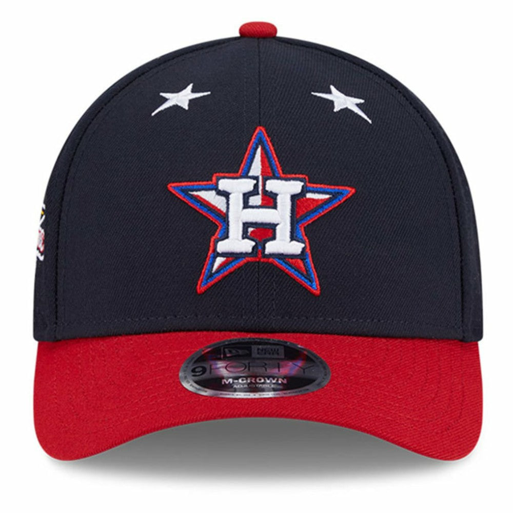 Houston Astros 2025 MLB All-Star Game Workout 9FORTY M-Crown Adjustable Hat Navy/Red | New Era