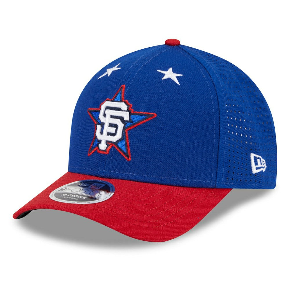 San Francisco Giants 2025 MLB All-Star Game Workout 9FORTY M-Crown Adjustable Hat Blue/Red | New Era