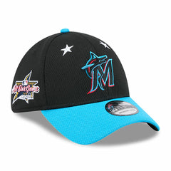 Miami Marlins 2025 MLB All-Star Game 39THIRTY Flex Hat Black/Blue | New Era