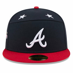 Atlanta Braves 2025 MLB All-Star Game Side Patch 59FIFTY Fitted Hat Navy/Red | New Era