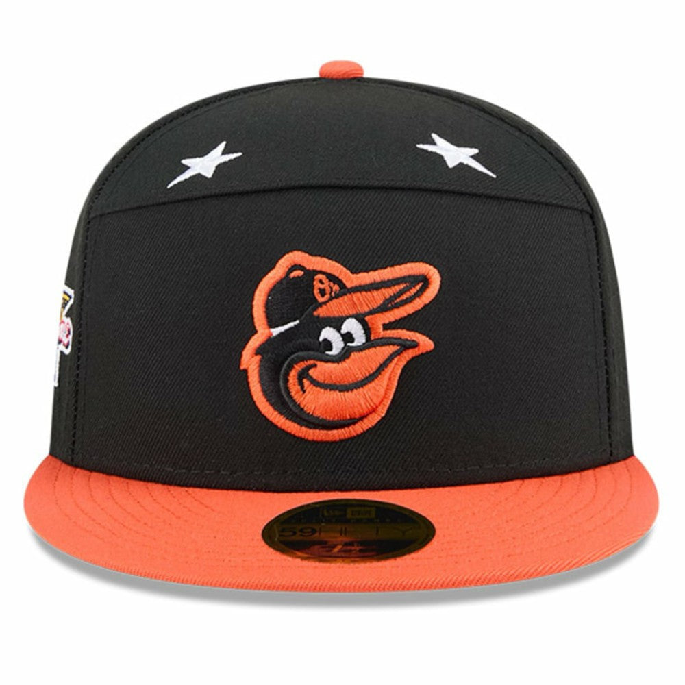Baltimore Orioles 2025 MLB All-Star Game Side Patch 59FIFTY Fitted Hat Black/Orange | New Era