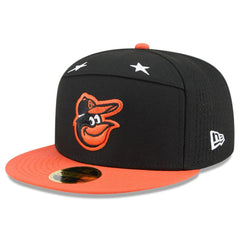 Baltimore Orioles 2025 MLB All-Star Game Side Patch 59FIFTY Fitted Hat Black/Orange | New Era