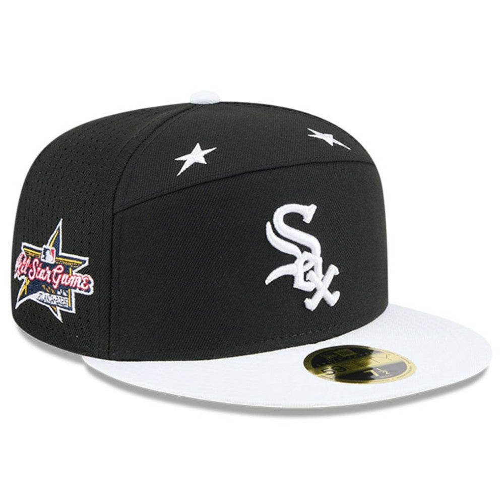 Chicago White Sox 2025 MLB All-Star Game Side Patch 59FIFTY Fitted Hat Black/White | New Era