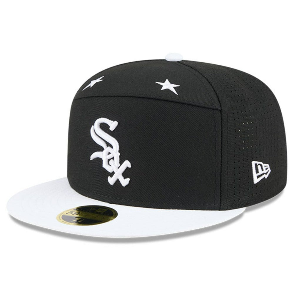 Chicago White Sox 2025 MLB All-Star Game Side Patch 59FIFTY Fitted Hat Black/White | New Era