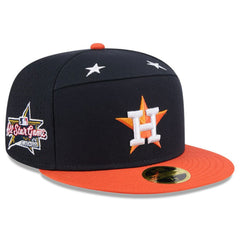 Houston Astros 2025 MLB All-Star Game Side Patch 59FIFTY Fitted Hat Navy/Orange | New Era