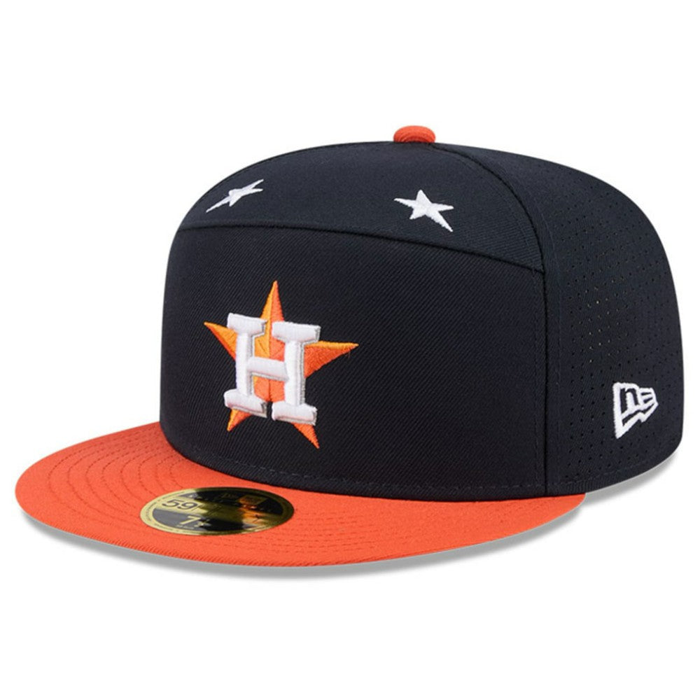 Houston Astros 2025 MLB All-Star Game Side Patch 59FIFTY Fitted Hat Navy/Orange | New Era
