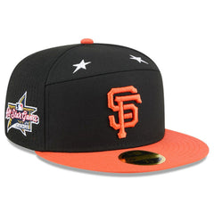 San Francisco Giants 2025 MLB All-Star Game Side Patch 59FIFTY Fitted Hat Black/Orange | New Era