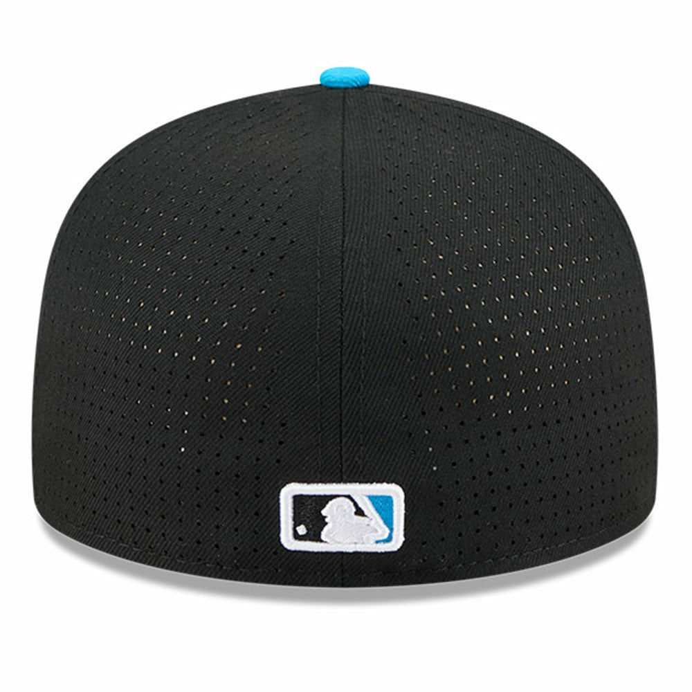 Miami Marlins 2025 MLB All-Star Game Side Patch 59FIFTY Fitted Hat Black/Blue | New Era
