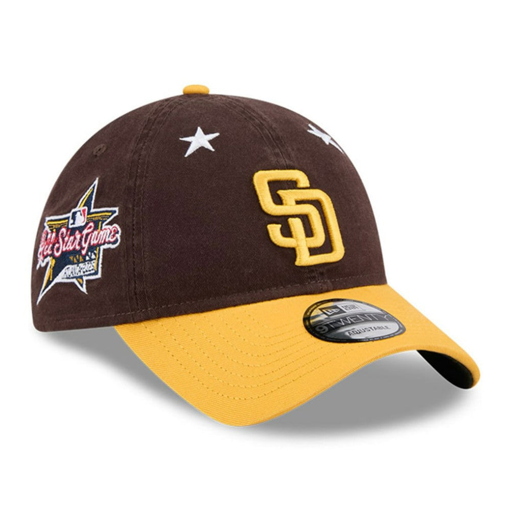 San Diego Padres 2025 MLB All-Star Game 9TWENTY Adjustable Hat Brown/Gold | New Era