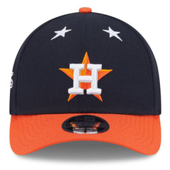 Houston Astros 2025 MLB All-Star Game 9FORTY M-Crown Adjustable Hat Navy/Orange | New Era
