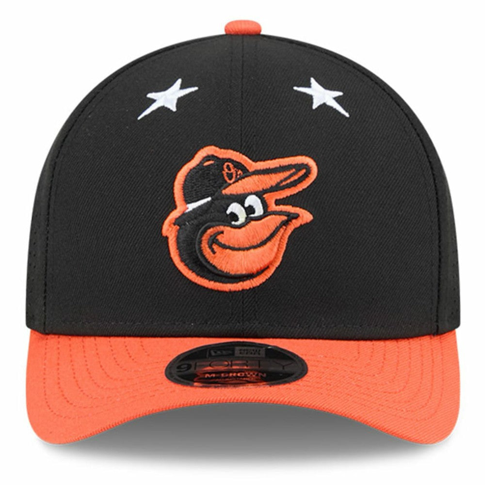 Baltimore Orioles 2025 MLB All-Star Game 9FORTY M-Crown Adjustable Hat Black/Orange | New Era