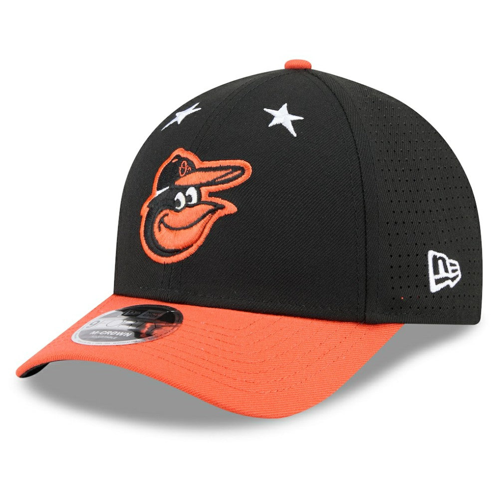 Baltimore Orioles 2025 MLB All-Star Game 9FORTY M-Crown Adjustable Hat Black/Orange | New Era