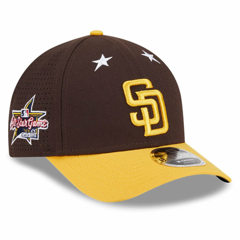 San Diego Padres 2025 MLB All-Star Game 9FORTY M-Crown Adjustable Hat Brown/Gold | New Era
