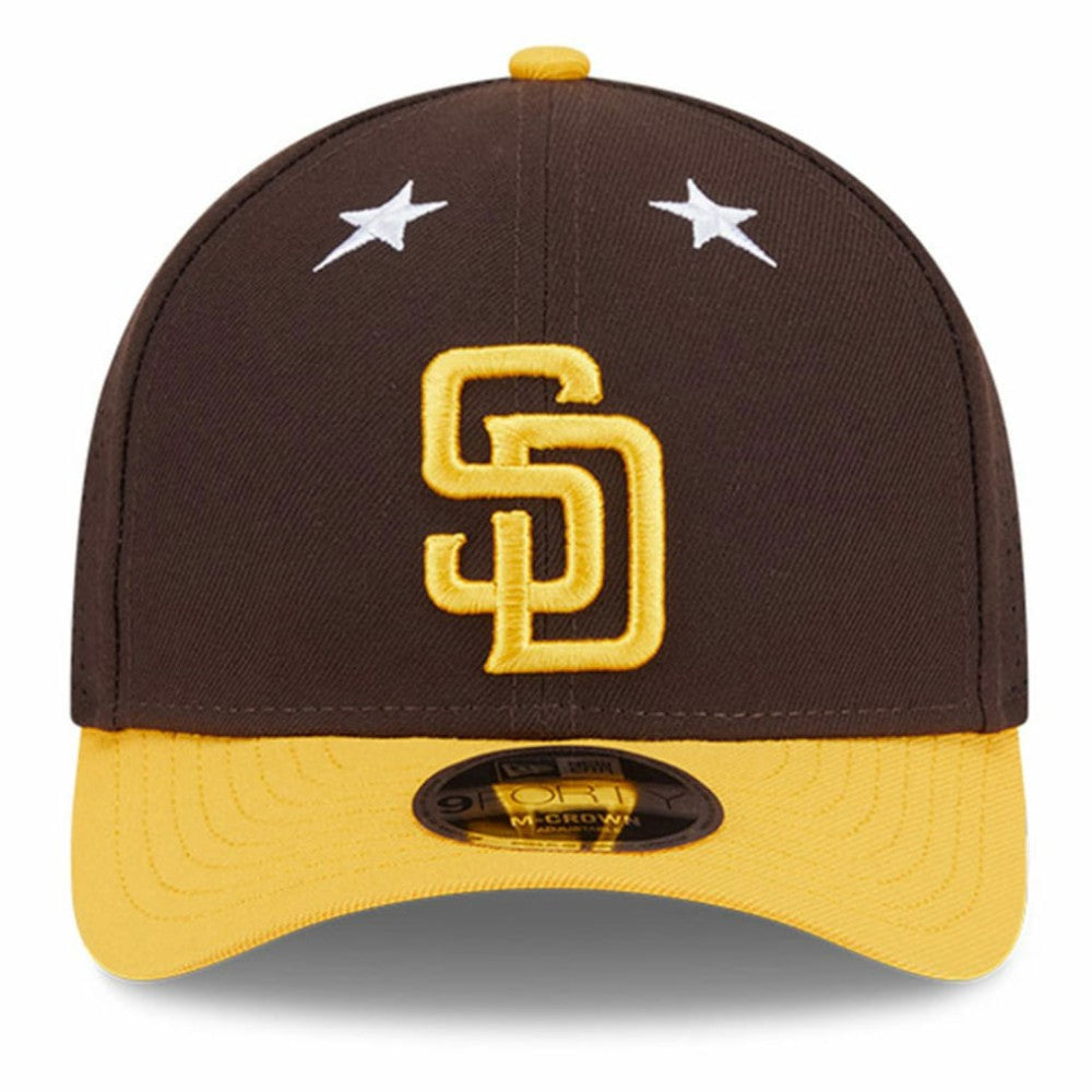 San Diego Padres 2025 MLB All-Star Game 9FORTY M-Crown Adjustable Hat Brown/Gold | New Era