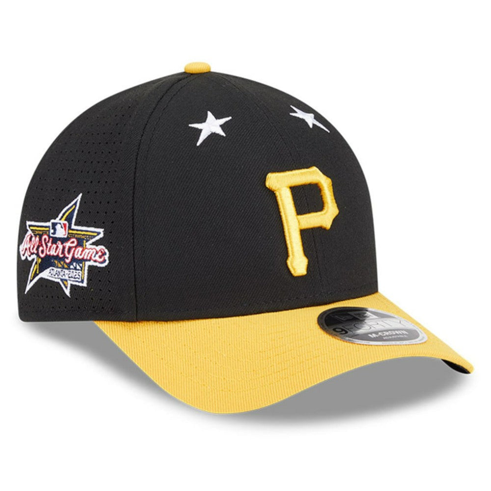 Pittsburgh Pirates 2025 MLB All-Star Game 9FORTY M-Crown Adjustable Hat Black/Gold | New Era