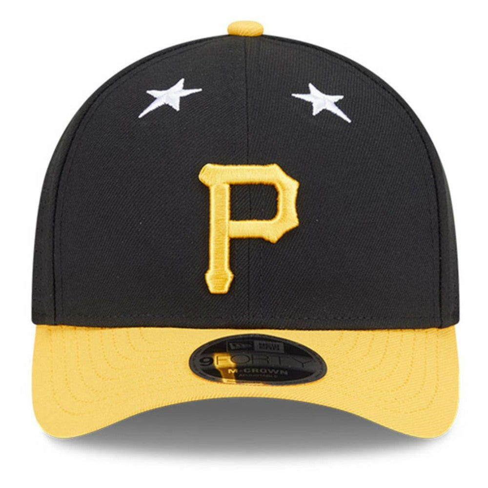 Pittsburgh Pirates 2025 MLB All-Star Game 9FORTY M-Crown Adjustable Hat Black/Gold | New Era