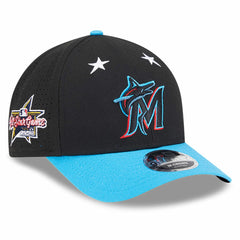 Miami Marlins 2025 MLB All-Star Game 9FORTY M-Crown Adjustable Hat Black/Blue | New Era