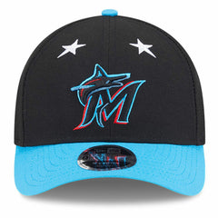 Miami Marlins 2025 MLB All-Star Game 9FORTY M-Crown Adjustable Hat Black/Blue | New Era