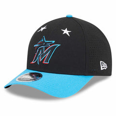 Miami Marlins 2025 MLB All-Star Game 9FORTY M-Crown Adjustable Hat Black/Blue | New Era