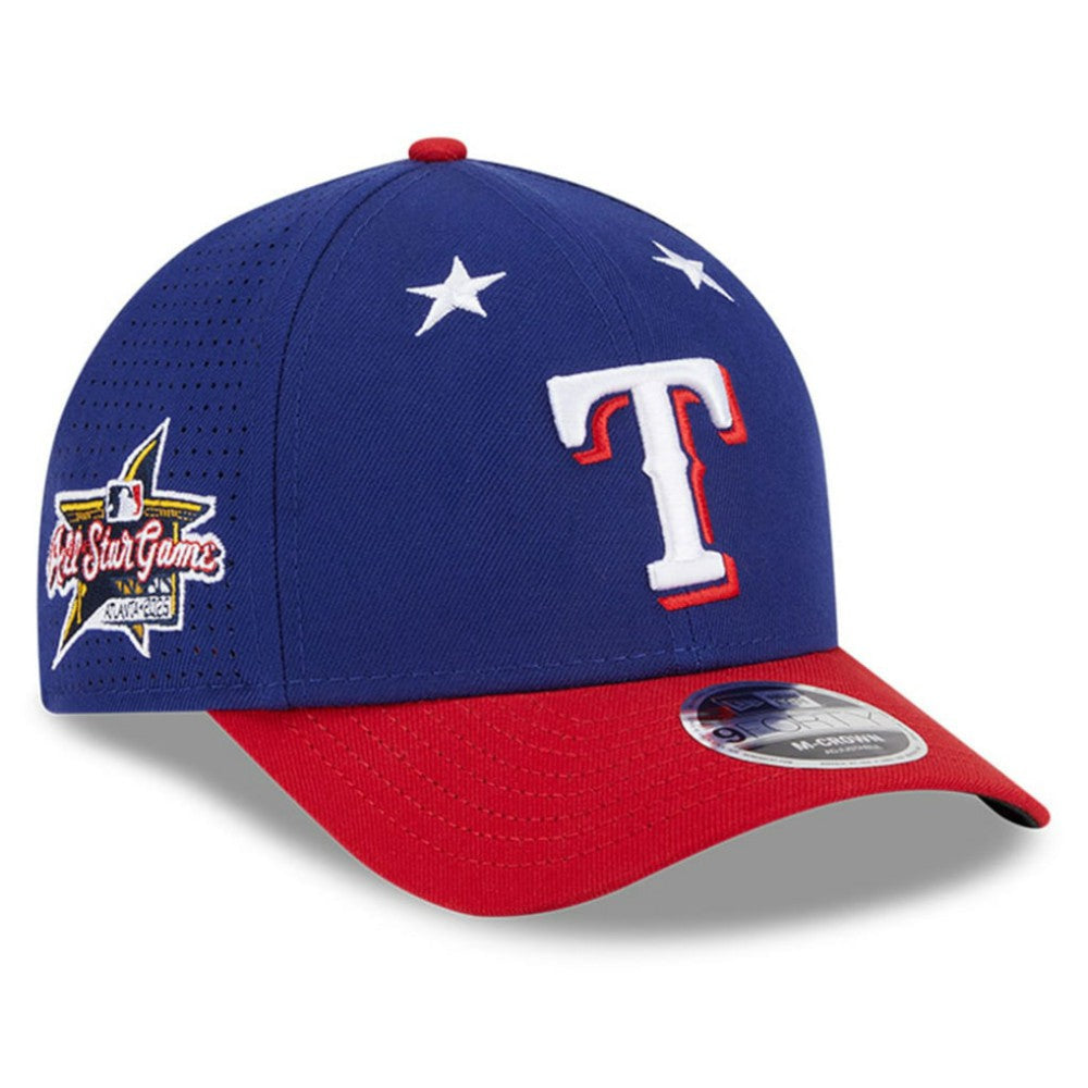Texas Rangers 2025 MLB All-Star Game 9FORTY M-Crown Adjustable Hat Royal/Red | New Era