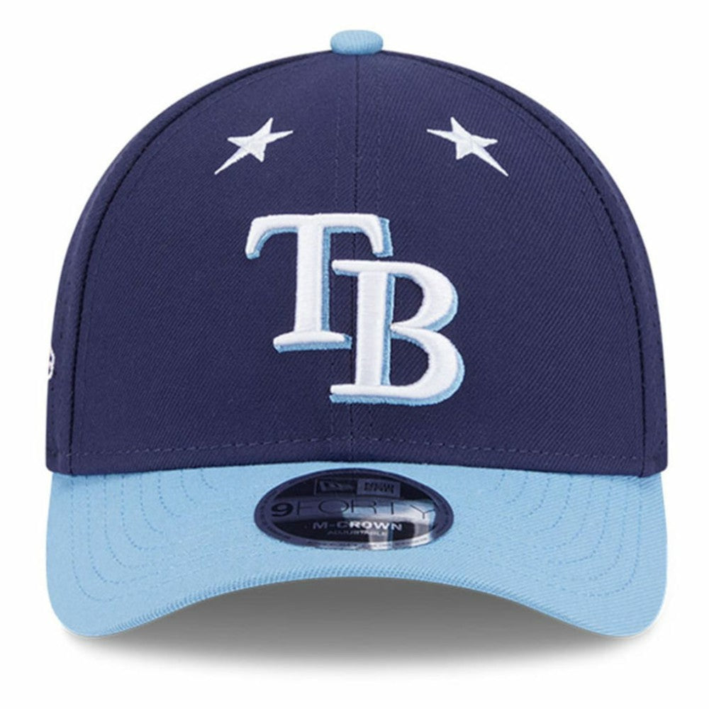 Tampa Bay Rays 2025 MLB All-Star Game 9FORTY M-Crown Adjustable Hat Navy/Light Blue | New Era