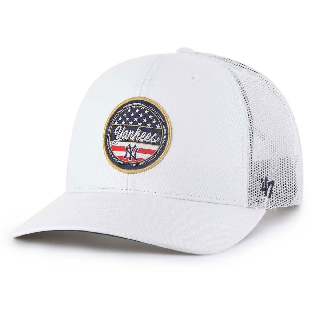 New York Yankees Homage Adjustable Trucker Hat White | 47 brand