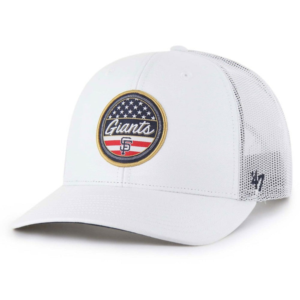 San Francisco Giants Homage Adjustable Trucker Hat White | 47 brand