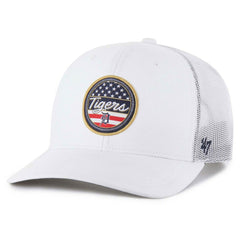 Detroit Tigers Homage Adjustable Trucker Hat White | 47 brand
