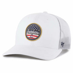 Cleveland Guardians Homage Adjustable Trucker Hat White | 47 brand